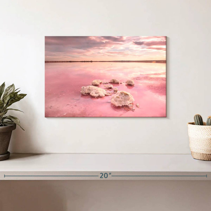 Alvord Torrevieja, lac rose, H 8 po x l 12 po