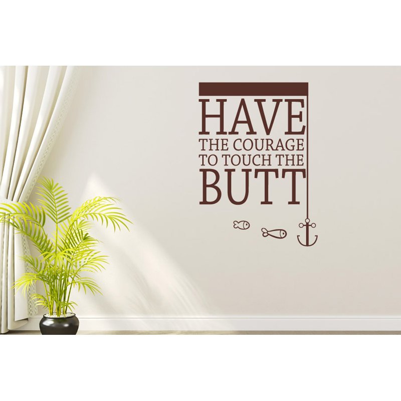 Wall Decal, Brown, Large