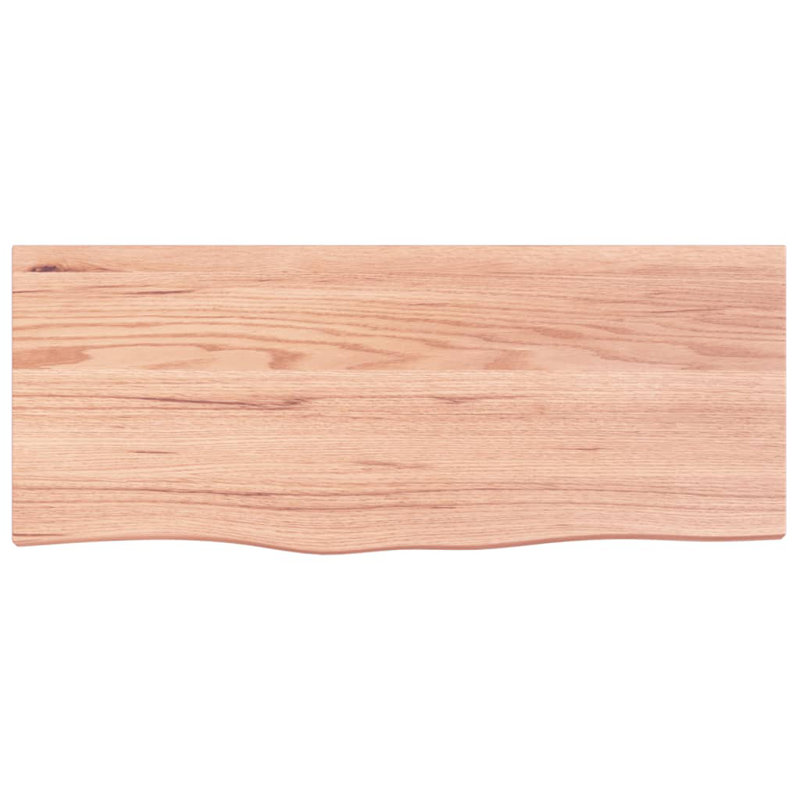 Bois massif traité avec meuble-lavabo vidaXL, Brun clair