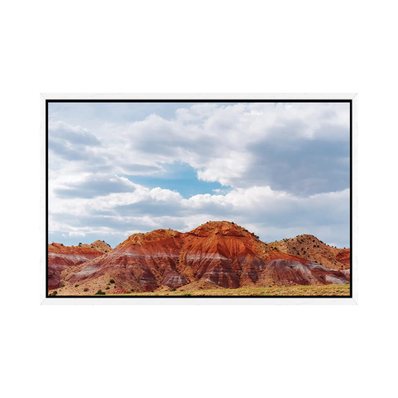 Abiquiu IV by Bethany Young - Print on Canvas, White Framed, 101.6cm H x 152.4cm W x 3.81cm D