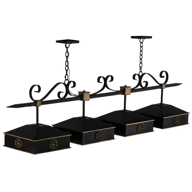 Luminaire suspendu 4 lumières Stefano