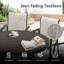 Ensemble de 2 chaises de jardin pour l'extérieur, jardin, bord de piscine