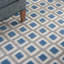 Tapis intérieur / extérieur bleu / gris Amamda-1120763660