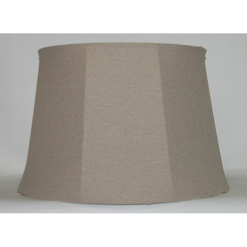 Abat-jour en toile de jute 19 po, Gris clair