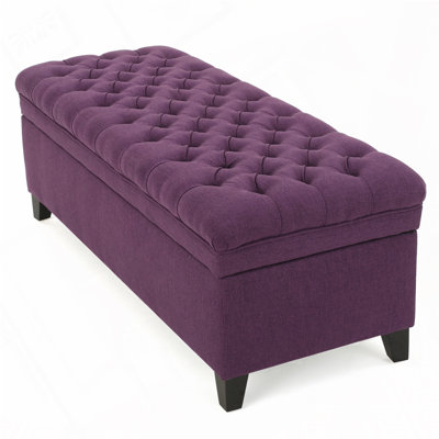 Upholstered Bench With Storage Space