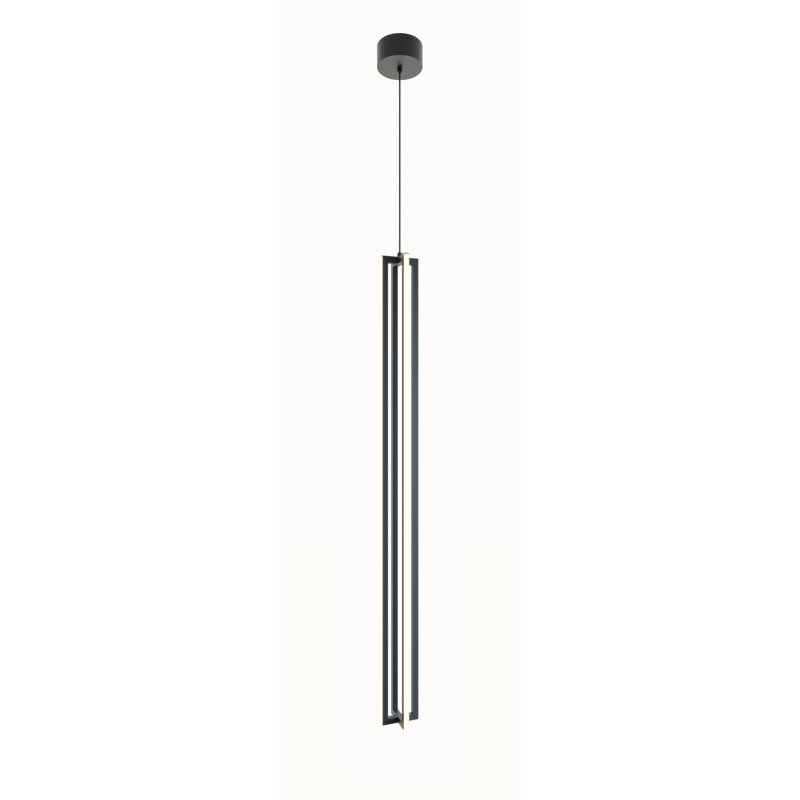 Luminaire suspendu 40W 4000Lm 120V, Noir