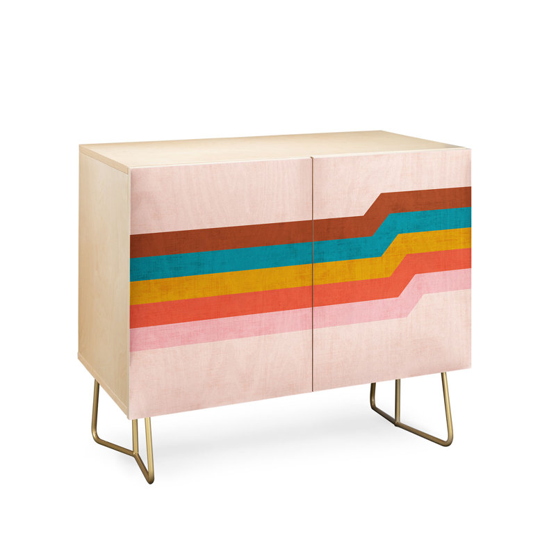 Rudd Accent Cabinet, Birch/Red/Green