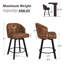 Tabouret de comptoir pivotant 25,98 po Drish