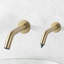 Robinet et distributeur de savon mural sans contact pour toilettes commerciales Gold
