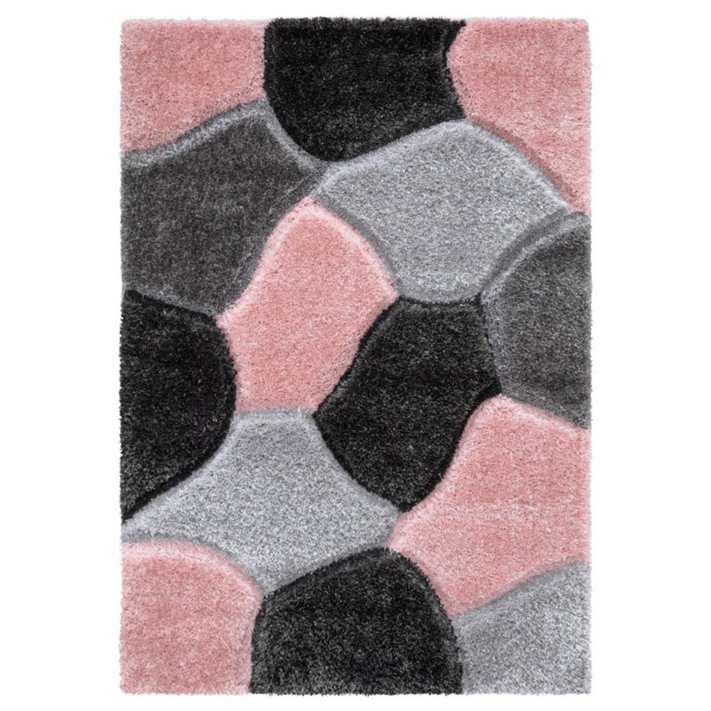Abeline Geometric Shag Indoor / Outdoor Area Rug, Rectangle 160 x 230cm