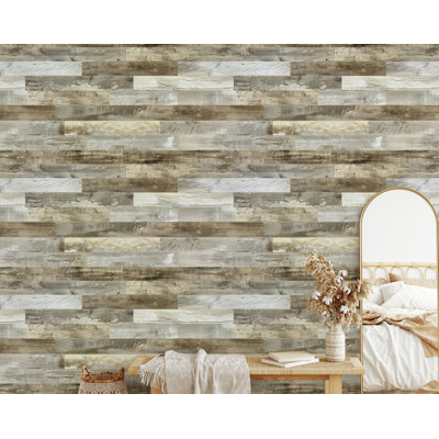 Rouleau de papier peint rustique Bryelle