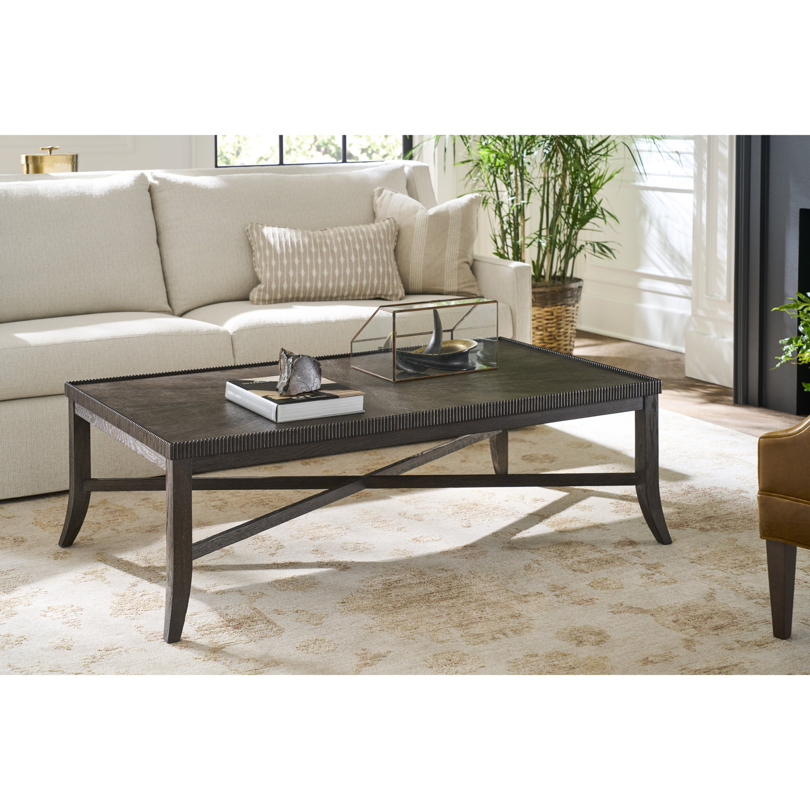 Saratoga 56" Solid Wood Coffee Table
