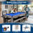 7FT 3-in-1 Convertible Pool Table Set – Billiards, Dining & Table Tennis – Multi-Game Table Includes Cues, Balls, Paddles, Net, Rolling Storage Caddy, Great for Home Game Rooms, Family Fun-135438166