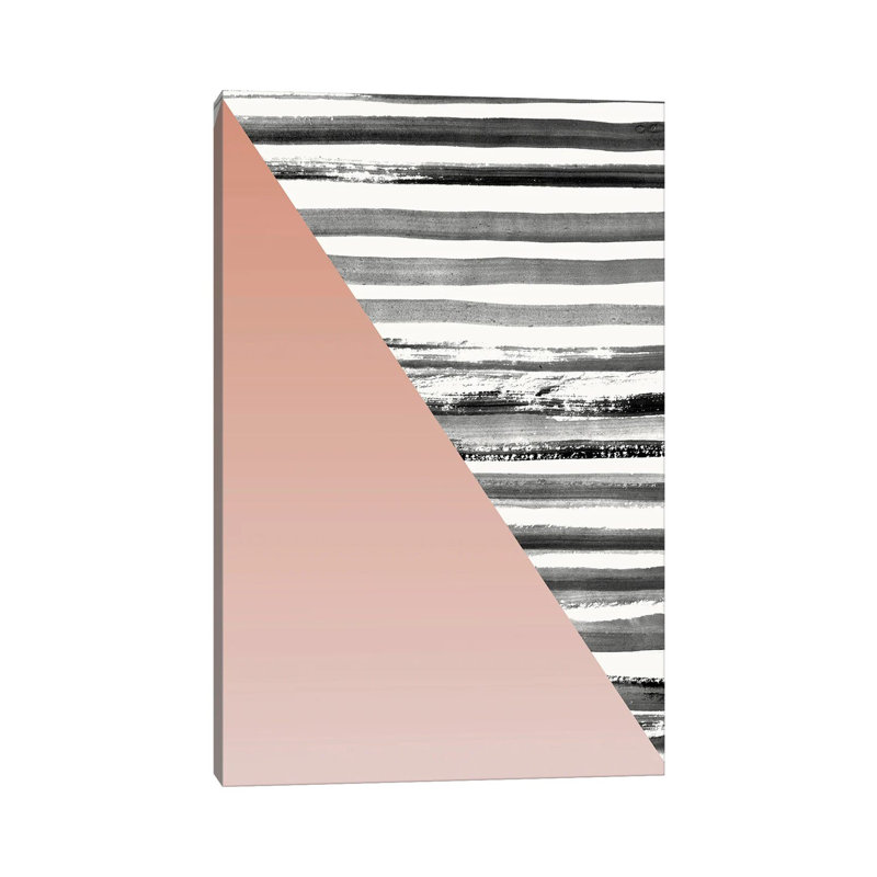 Triangle I by Design Fabrikken - Wrapped Canvas Gallery-Wrapped Canvas Giclée, 20.32 cm H x 30.48 cm W