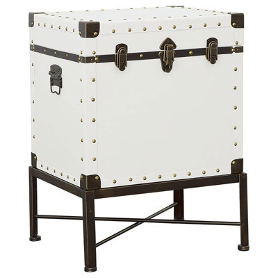Armoire décorative de style coffre et bronze