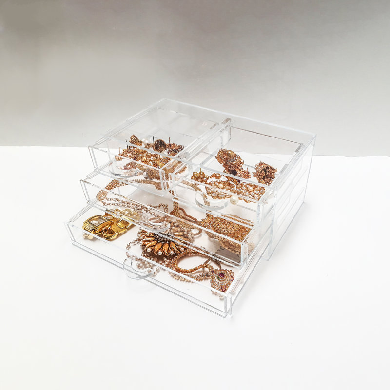 Acrylic Jewellery Box + Drawers
