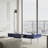 52.4" x 26.8" x 15.6" Coffee Table-High Gloss Blue