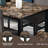 Bueschel 4 - Person Faux Marble Top Four Leg Dining Set, 5-Piece Rectangular Dining Set with Cushioned Chairs-1092292619