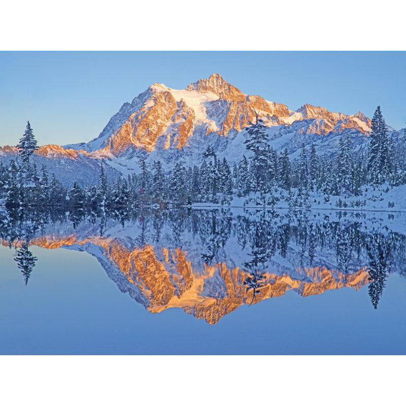 Coucher de soleil sur le mont Shuksan # 2 par Bruce Heinemann