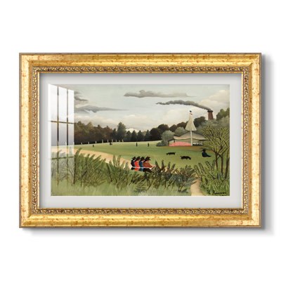 La fabrique de chaises d'Alfortville, 1897 - Henri Rousseau - Estampe encadrée sur mesure
