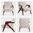 23.8'' Wide Modern Upholstered Soft Arm Accent chair With Solid Wood Legs (Set of 3)-1366194772