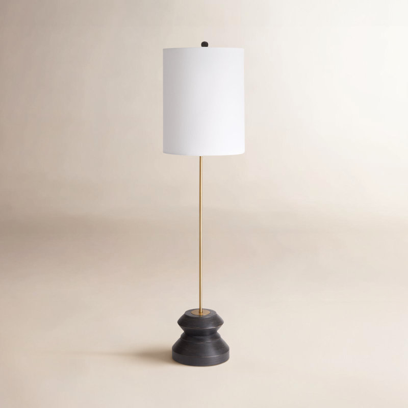 Kaiden 26" Black/Gold Table Lamp, Black/Gold