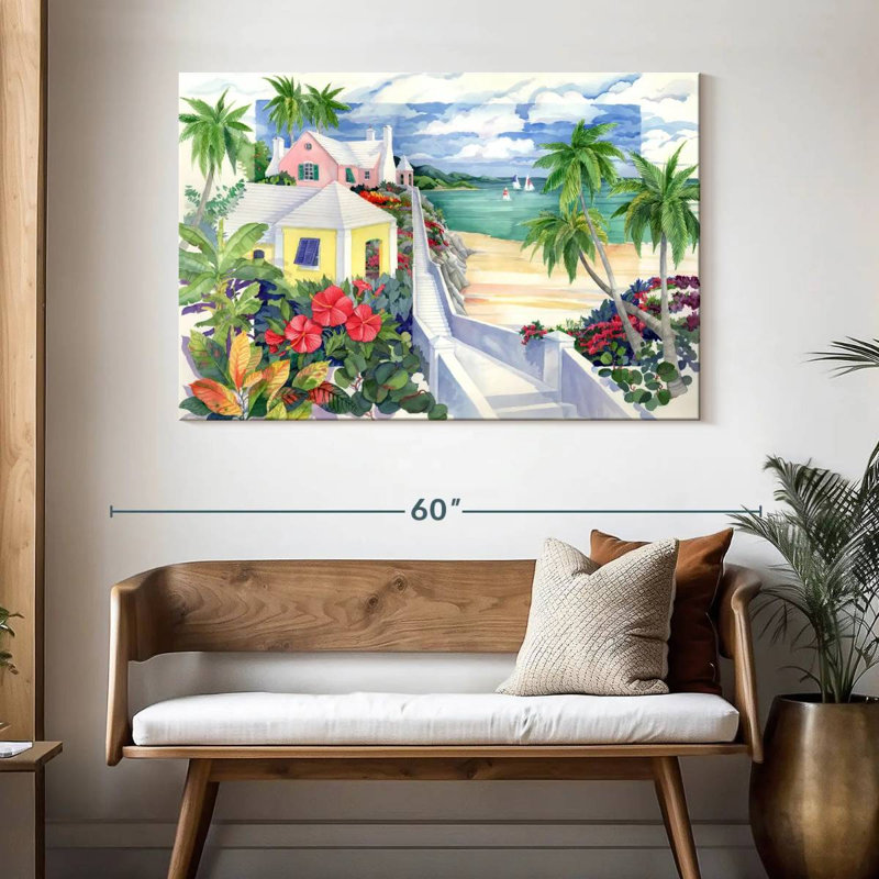 Gillard Island Cliffs, 32" H x 48" W