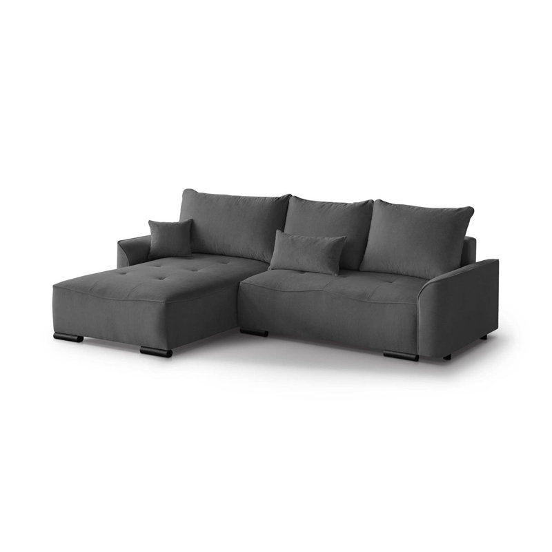 Benne 4 Seater Sofa Bed, Dark Grey
