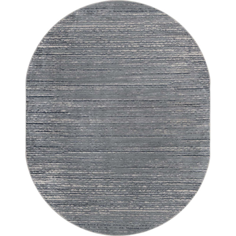 Abstract Indoor Rug, Oval 8' x 10'