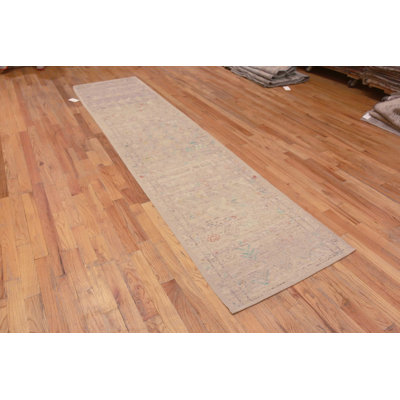Tapis de couloir à motif tribal moderne 3 pi x 13 pi 2 po Nazmiyal Collection