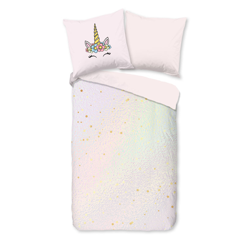 Cotton Abstract Duvet Cover with Pillowcases