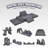 Modular Kids Play Couch 10Pcs DIY Creative Toddler Sectional Sofa Grey