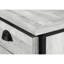 Bureau d'ordinateur, bureau personnel, ordinateur portable, tiroirs de rangement, L 55 po, métal stratifié, contemporain, moderne-788547392