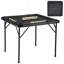 Table de jeu Mahjong pour 4 joueurs et 4 porte-gobelets noirs