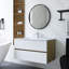 36 po  Meuble-lavabo mural 2 tiroirs-180384651