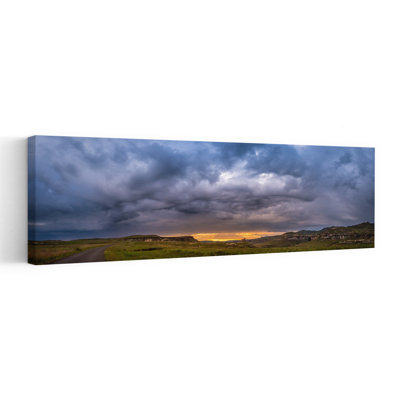 Stormy Sunrise - Drakensberg Dramatic Abstract Contemporary Landscape Mountain Wall Art