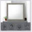 Mari Light Grey Finish Mirror