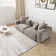 102.36'' Corduroy Upholstered, 2 Seater Modular Sofa