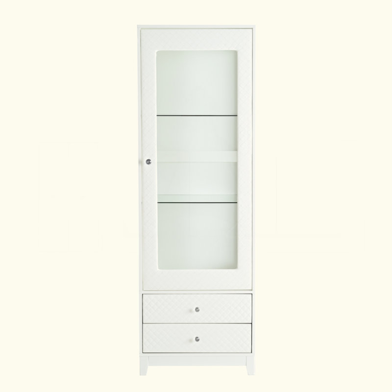 Vitrine de 71 po de hauteur avec porte en verre rembourrée simple, armoire à vin, armoire à vin avec plafonnier à DEL réglable de 5 couleurs pour le salon, la maison, le bar, le studio ou l'espace de travail