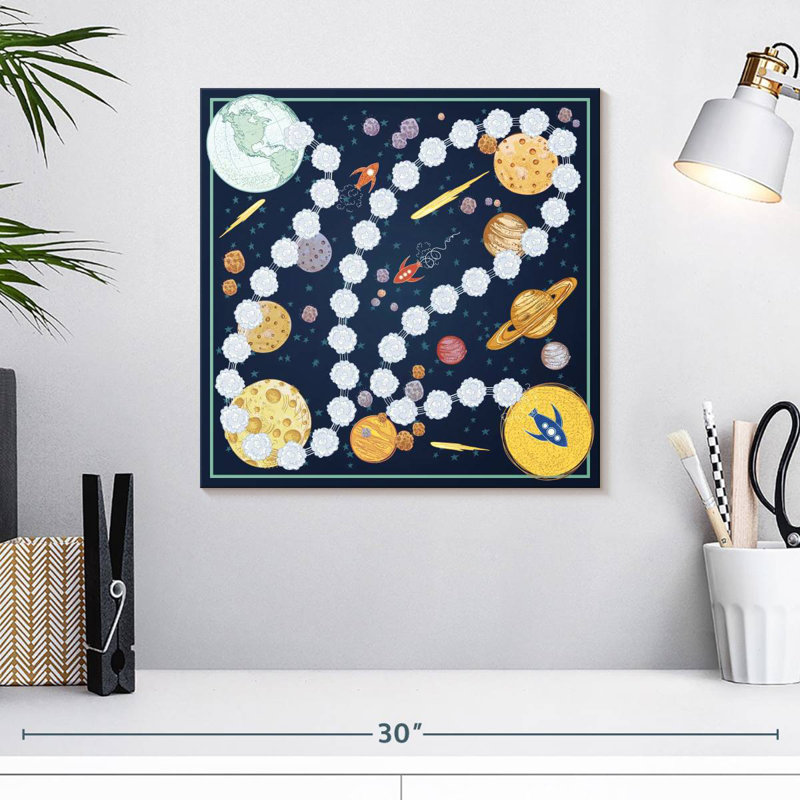 Senne Outer Space Game Board, 16" H x 16" W