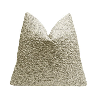 Bouclé Throw Pillow Cover