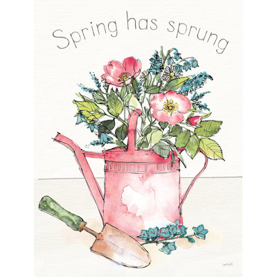 Printemps saison III sur toile par Anne Tavoletti