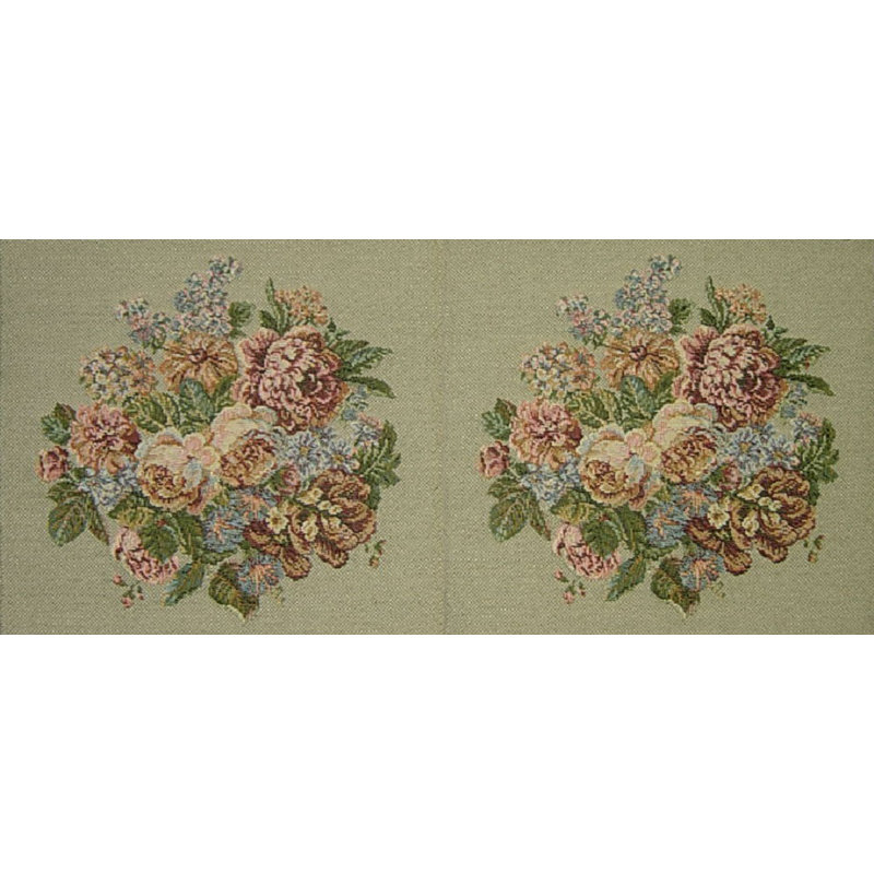 Tapisserie bouquet de fleurs pivoine