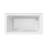 Kingston Brass Aqua Eden 54-Inch Acrylic Rectangular 2-Wall Corner Alcove Tub, Hand Drain-92195156