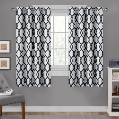 Caliese Semi Sheer Curtain Pair