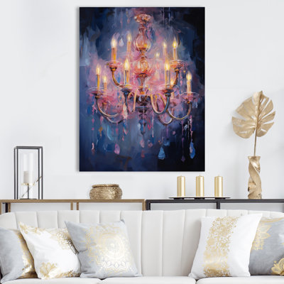 Latiqua " Chandelier Whirling Dusk I " Color Photography Print