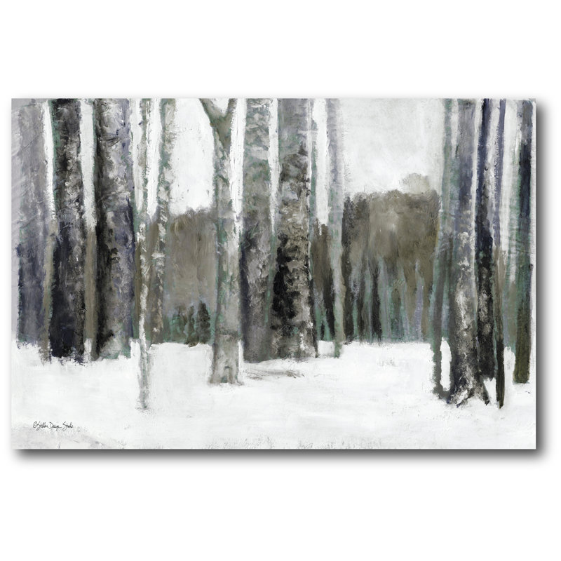 «Winter Forest», impression sur toile non encadrée, H 36 po x l 24 po x 1,5 po