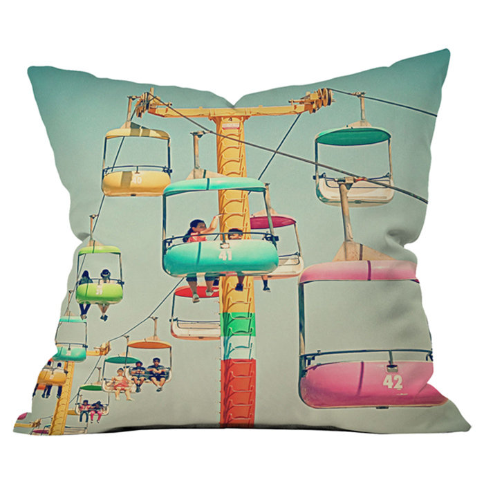 Coussin décoratif d’extérieur à coulisses avec ciel shannon clark