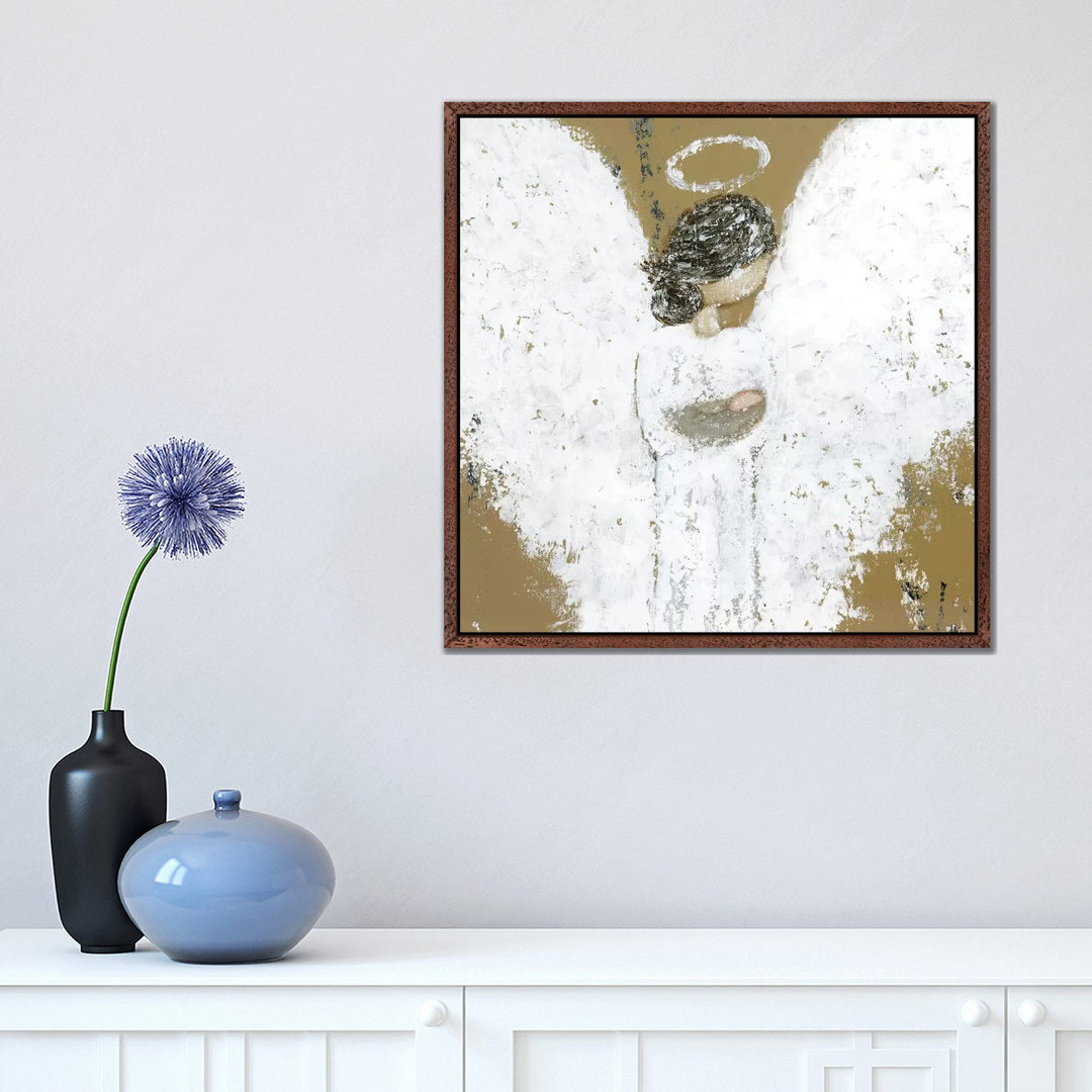 Heavenly Baby Angel by Ashley Bradley - Painting on Canvas