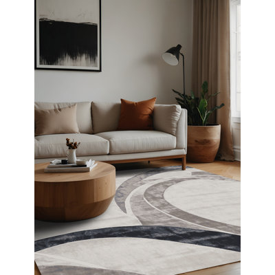 Tapis gris lavable à la machine